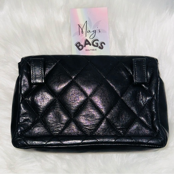 Chanel: CC Chain Belt Fanny Pack Bum Bag (Black) - Picture 6 of 16